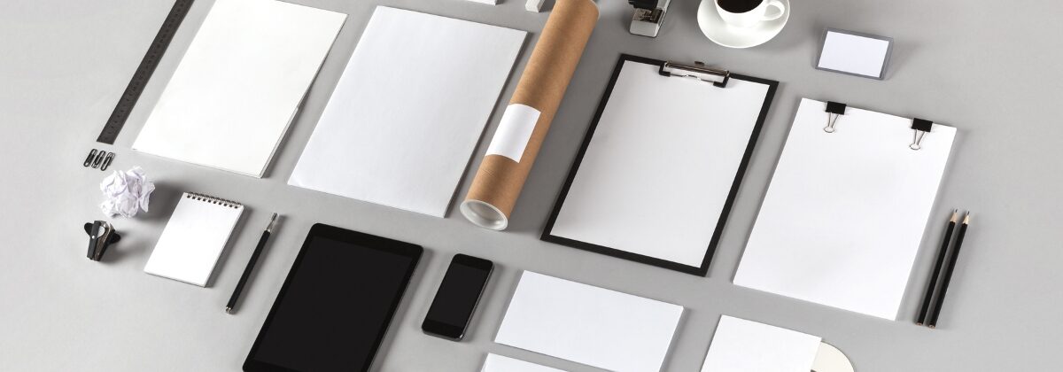 Unbranded business materials