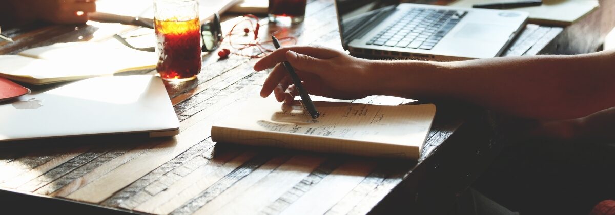 People working around a table