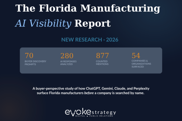 Florida Manufacturing AI Visibility Report Cover Page