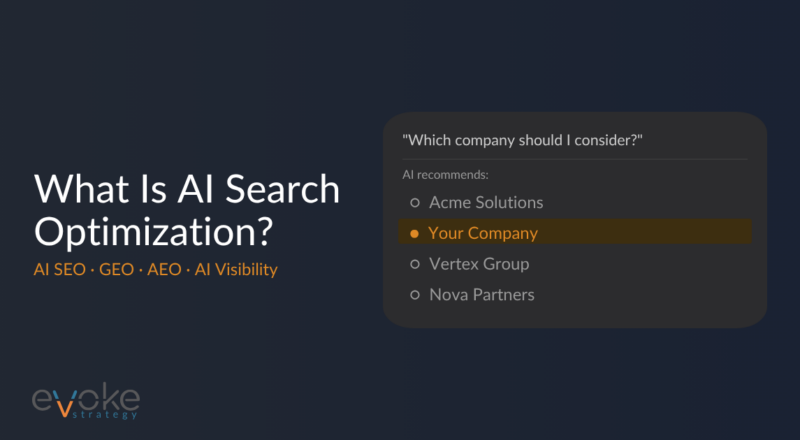 What Is AI Search Optimization? blog hero image